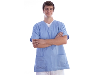 CASACCA - cotone/poliestere - unisex - taglia S azzurra - immagine 4