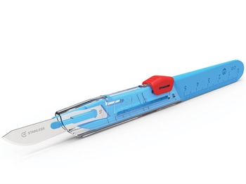 BISTURI DI SICUREZZA GIMA N. 10 - sterili - Conf. 10 pz. - immagine 5