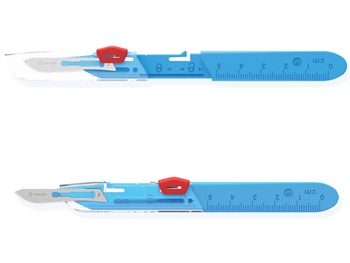 BISTURI DI SICUREZZA GIMA N. 10 - sterili - Conf. 10 pz. - immagine 4