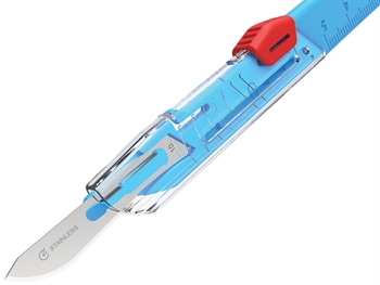 BISTURI DI SICUREZZA GIMA N. 10 - sterili - Conf. 10 pz. - immagine 3