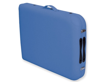 LETTINO DA MASSAGGIO IN ALLUMINIO a 2 SEZIONI - blu - immagine 3